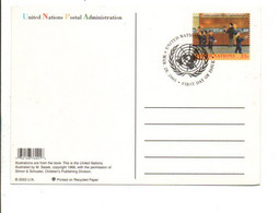 NATIONS UNIES ENTIER CARTE 23 CENT FDC - Brieven En Documenten