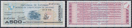6880 ARGENTINA 1991 ARGENTINA 1991 500 AUSTRALES PROVINCIA DE TUCUMAN - Argentina