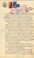 Romania, 1937, Real Estate Sale Contract, Bucuresti - Revenue / Fiscal Stamps / Cinderellas - Fiscales