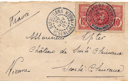 LETTRE PETIT FORMAT FAIDHERBE BARDIAGARA HAUT-SENEGAL ET NIGER COVER - Storia Postale