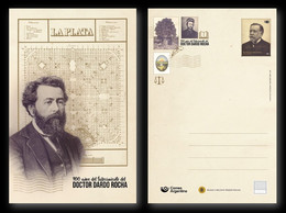 Argentina 2021 Dardo Rocha 100 Years Of His Death - La Plata - MNH Postcard Postal Card - Unused Stamps