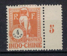 INDOCHINE       N° YVERT  :  TAXE 36  NEUF AVEC CHARNIERES  ( CHAR 4/ 26 ) - Timbres-taxe