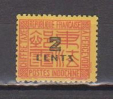 INDOCHINE       N° YVERT  :  TAXE 61 NEUF AVEC CHARNIERES  ( CHAR 4/ 26 ) - Timbres-taxe