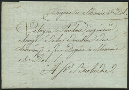 FRANKREICH VORPHILATELIE 1810, Brief Von DOL Nach Saint-Broladre Mit Inhalt, Gedruckter Briefbogen Des Travaux Publics,  - Other & Unclassified