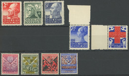 NIEDERLANDE 196-204A **, 1927, Rotes Kreuz Und Voor Het Kind, 2 Postfrische Prachtsätze, Mi. 100.- - Other & Unclassified