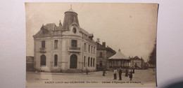 CPA De SAINT LOUP SUR SEMOUSE 70 - CAISSE D EPARGNE ET KIOSQUE - Saint-Loup-sur-Semouse