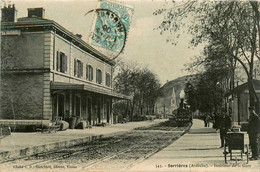 Serrières * Intérieur De La Gare Du Village * Le Train * Ligne Chemin De Fer - Other & Unclassified