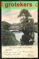 BRUXELLES Parc Royal De Laeken, Le Pont Rustique 1909 - Bossen, Parken, Tuinen
