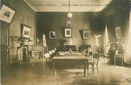 Tournon * Carte Photo * La Salle Des Actes Au Lycée De Jeunes Filles * école - Tournon