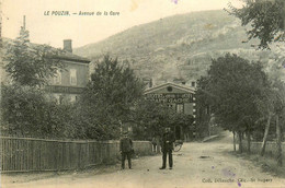 Le Pouzin * Avenue De La Gare * Hôtel Café De La Croix D'or , GACHE Propriétaire - Le Pouzin