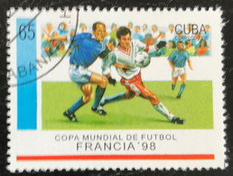 Cuba - C10/21 - (°)used - 1998 - Michel 4088 - WK Voetbal - Used Stamps