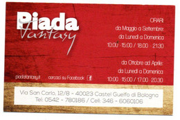 Biglietto Da Visita 'Piada Fantasy' - Cartes De Visite