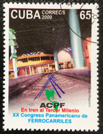 Cuba - C10/21 - (°)used - 2000 - Michel 4311 - Spoorweg Congres - Usados