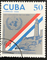 Cuba - C10/21 - (°)used - 1990 - Michel 3413 - Congres Van De VN - Gebruikt