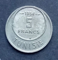 Tunisie - Pièce De 5 Francs 1954 - Tunisia