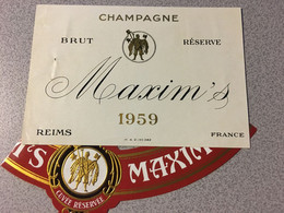 Etiquette Champagne N°1391 - Champagne