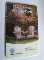 BERMUDA  $20,-   BERMUDA   HOMES & GARDENS   C&W    PREPAID CARD  Fine USED  **10278** - Bermudas