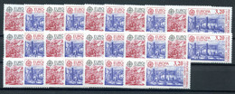 ANDORRE N°388 /389 - "EUROPA 1990" - 14 SERIES - Unused Stamps