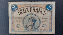 BILLET 1919 FRANCE 2 FRANCS - Sin Clasificación