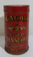 I106774 Scatola Di Latta Vintage - Cacao Solubile Bensdorp - Genova - Boîtes