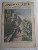 # DOMENICA DEL CORRIERE N 5 / 1929 LINEA PALERMO - TRAPANI / BASILEA / MONUMENTO ALPINI ABRUZZESI - First Editions