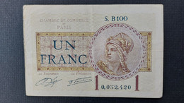 BILLET 1922 FRANCE UN FRANC - Ohne Zuordnung