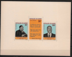 DAHOMEY - 1968 - Bloc-feuillet BF N°Yv. 14 - Martin Luther King - Neuf Luxe ** / MNH / Postfrisch - Martin Luther King