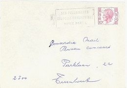 BELGIUM. POSTMARK BEAURAING - Otros & Sin Clasificación