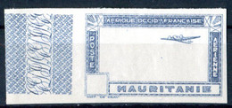 MAURITANIE 1940  MNH (sans Gomme ) - " VARIETE - CENTRE OMIS " - 1 VAL. - Zonder Classificatie