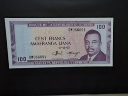 BURUNDI * : 100 FRANCS   01-05-1993    P 29c      NEUF ** - Burundi