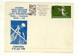 Carte ROUMANIE POSTA ROMANA Volei Masculin Oblitération COSTANTA 09/09/1982 - Maximumkarten (MC)