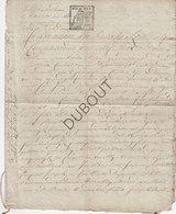 Lokeren - Manuscript - 1798 - Notarisakte   (V1402) - Manuscritos