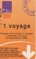 Billet De Transport - France - Metz - TCRM - 1 Voyage - Altri & Non Classificati