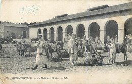 CPA Afrique > Algérie Chlef (Orléansville) LA Halle Aux Grains - Ane - - Chlef (Orléansville)