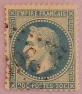 FRANCE TYPE NAPOLEON III YT 29B OBLITERE ANNEE 1868 NI PLI NI AMINCI - 1863-1870 Napoléon III Lauré