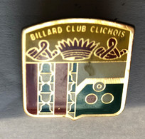 Pin's BILLARD Club Clichois CLICHY - Billard