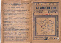 VENDEE (85) Collection Des Cartes Départementales N° 86 Ed. Blondel La Rougerie 72 X 56 Cm  Iles De Noirmoutier & D'Yeu - Cartes Géographiques