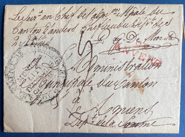 Lettre 1798 " 97 / ANVERS "  Pour Amiens Grand Cachet De La Municipalité D'Anvers...TTB - 1794-1814 (Periodo Frances)