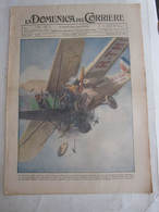 # DOMENICA DEL CORRIERE N 17 / 1929 SCONTRO AEREO / SOMMERGIBILE BALILLA / ABISSINIA / PROGRAMMA RADIOFONICO - Prime Edizioni