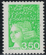 MARIANNE DE LUQUET - N°3092a - VARIETE BANDE A DROITE - COTE 10€. - Neufs