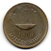 IRELAND (EIRE), 1 Pound, Copper-Nickel, Year 2000, KM # 31 - Irlande
