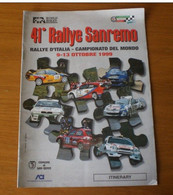 RALLY SANREMO 1999 PROGRAMMA - Andere & Zonder Classificatie