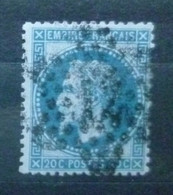 ETOILE N°12 / NAPOLEON N°29 A 20c Bleu - 1863-1870 Napoléon III Lauré