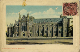 1920 , AUSTRALIA , T.P. CIRCULADA , YV. 22 , DANDENONG - CHECOSLOVAQUIA , ST. PATRICK' S CATHEDRAL , MELBOURNE - Covers & Documents