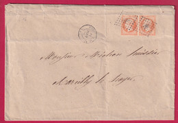N°16 PC 2282 NOGENT SUR SEINE AUBE POUR MARCILLY LE HAYER LETTRE COVER FRANCE - 1849-1876: Klassik