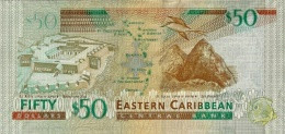 EAST CARIBBEAN STATES P. 54b 50 D 2015 UNC - East Carribeans