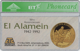 ENGLAND : BTO011 5u EL ALAMEIN $100 Coin ( Batch: 232C..) MINT - BT General Issues