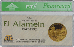 ENGLAND : BTO010 5u EL ALAMEIN $50 Coin ( Batch: 371E..) MINT - BT General Issues