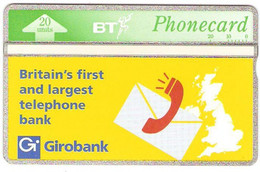 ENGLAND : BTP194 20u GIROBANK ( Batch: 348C79138) MINT - BT Allgemeine