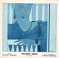 Publicité VAN CLEEF & ARPELS Joaillier - René SIM - Art Déco - Paris Nice Cannes - Otros